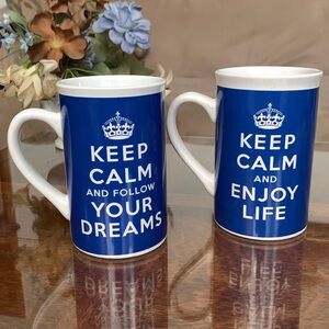 Bay Island Coffee Mug Keep Calm Follow Your Dream Keep Calm Enjoy Life Beer Cups